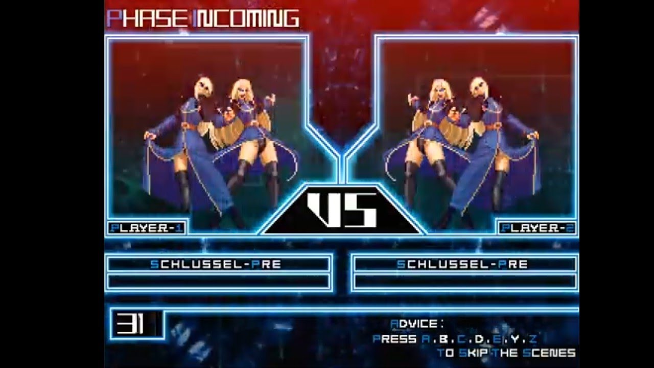 schlussel-pre vs schlussel-pre [kof mugen]