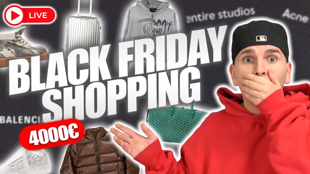 XXXL 4000&euro; BLACK FRIDAY SHOPPING PART 2 🛍️🛒 | Senad