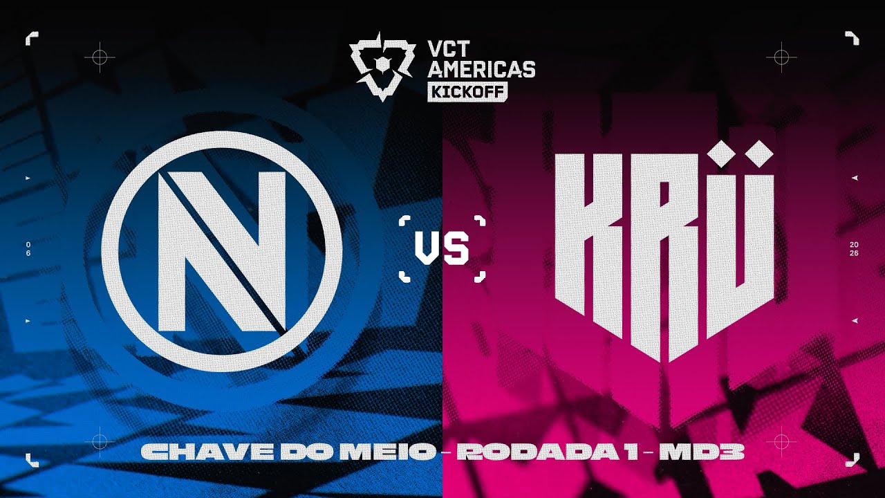 ENVY x KRÜ | VCT Americas Kickoff 2026 | Chave do Meio - Rodada 1