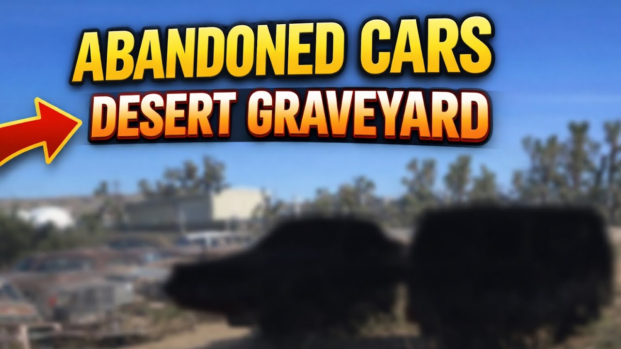 Invited to a private junkyard in the middle of the desert!