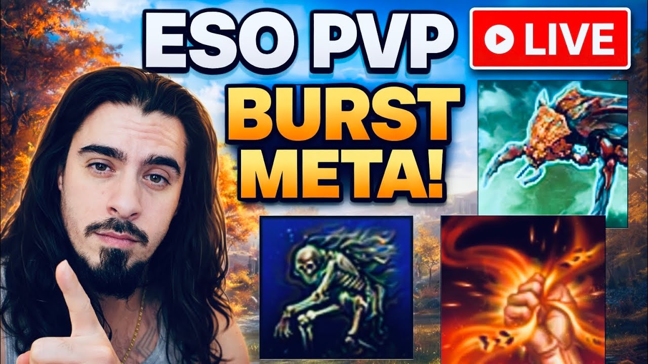 🔴ESO PvP LIVE - Dual Wield Burst META Is INSANE