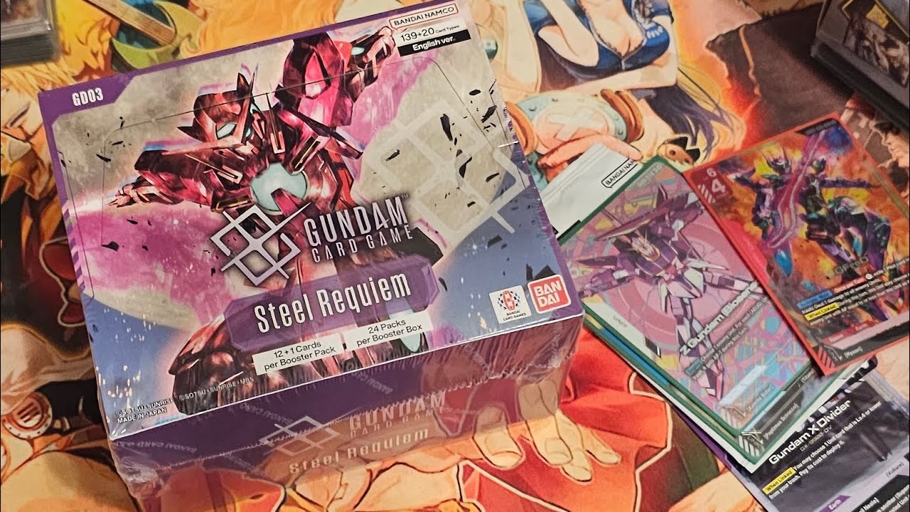 Gundam CG: Steel Requiem | Booster Box Opening | Box #2