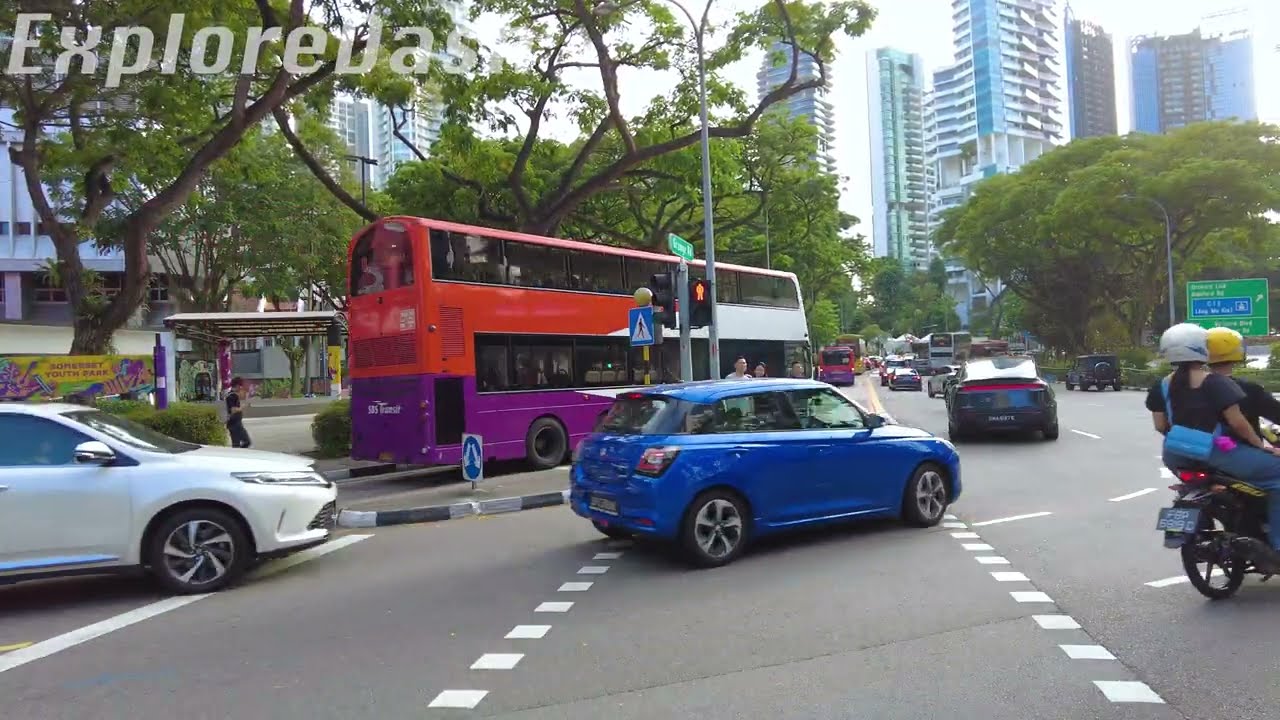 [4K Singapore Walk] Paragon to Somerset Youth Park | Evening Orchard Road Walk