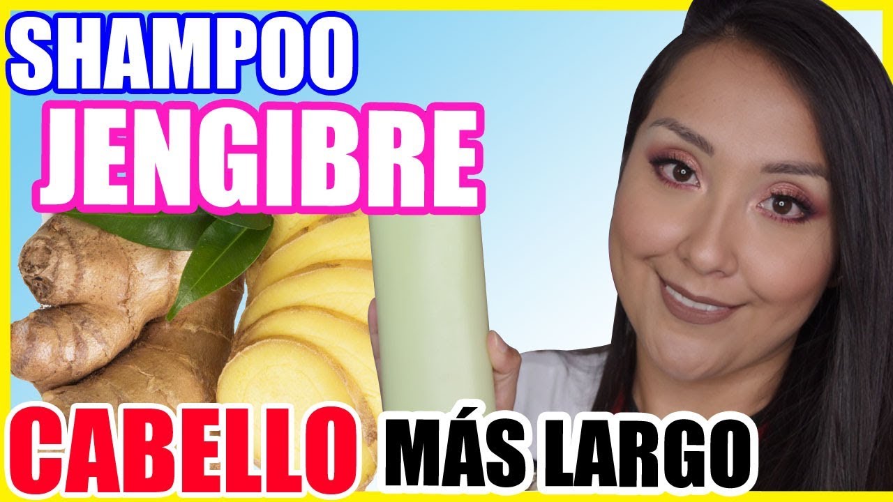 Cómo hacer SHAMPOO DE JENGIBRE | Nadia Elias