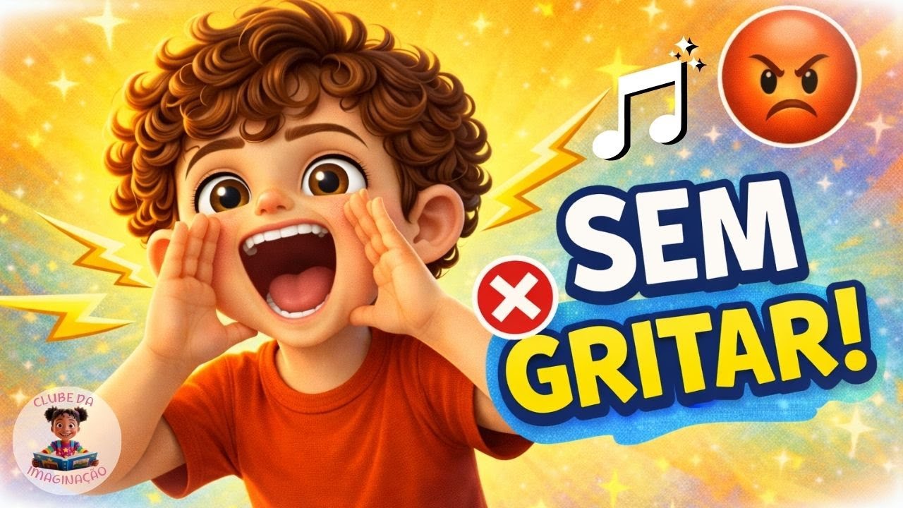 Sem Gritar 🎶 Música Infantil | Clube da Imaginação 