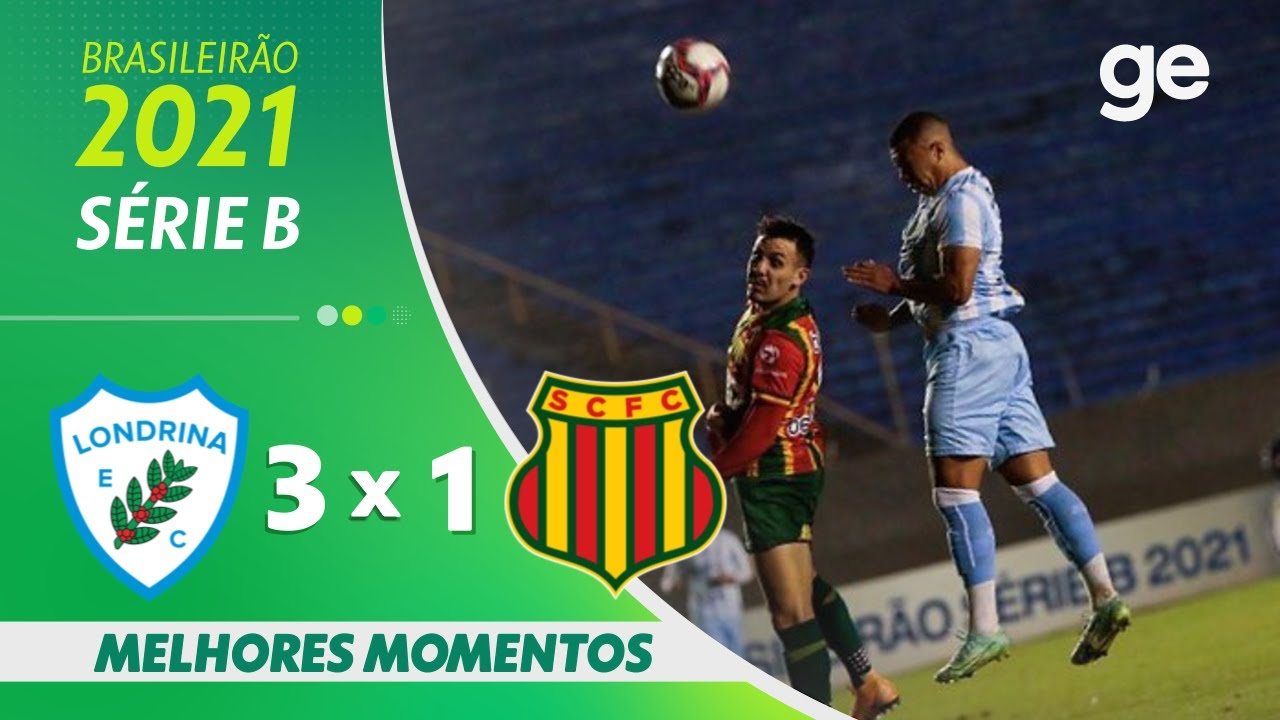 LONDRINA 3 X 1 SAMPAIO CORRÊA | MELHORES MOMENTOS | 28ª RODADA SÉRIE B 2021 | ge.globo