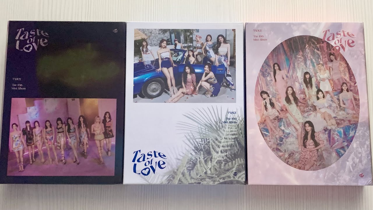 Распаковка альбома TWICE / Unboxing album TWICE Taste of Love