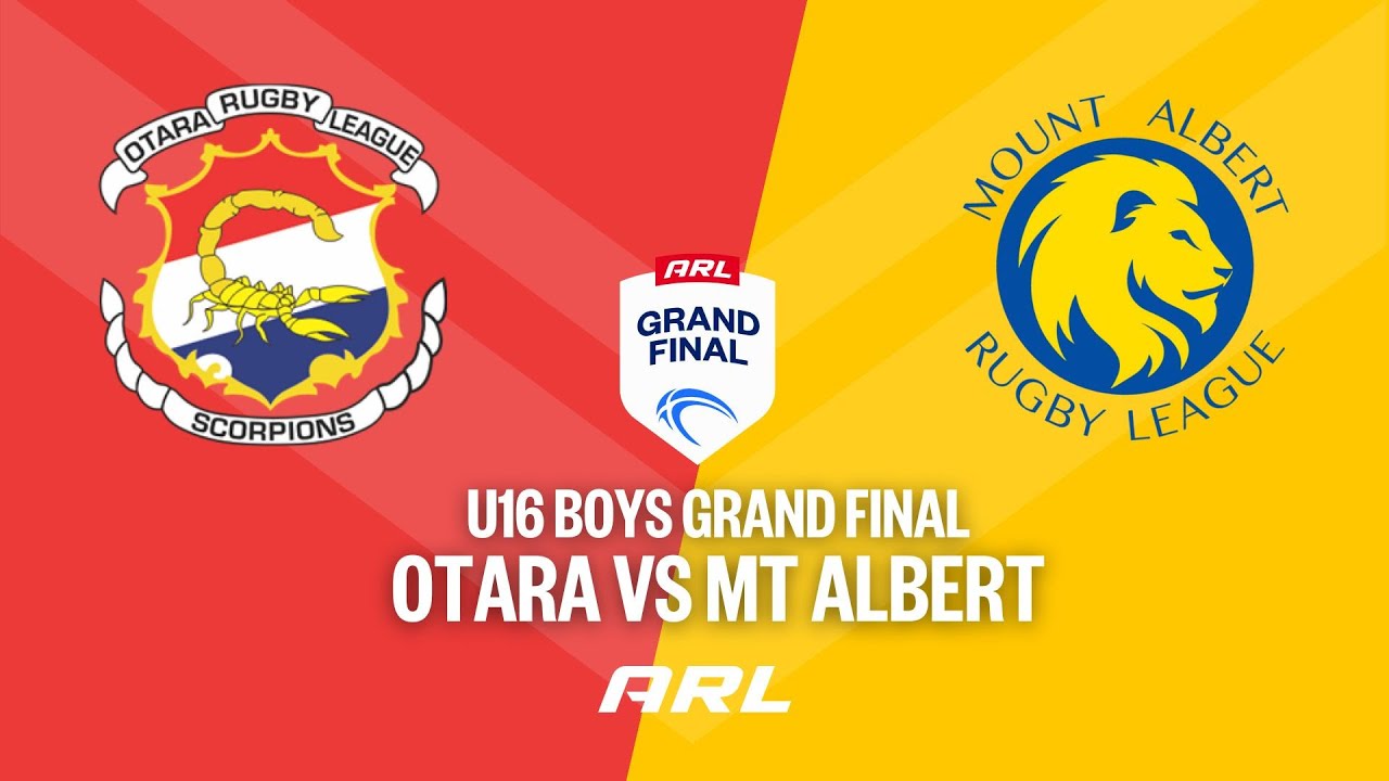 2024 ARL Youth Finals | Under 16 Boys Grand Final | Otara Scorpions v Mt Albert Lions