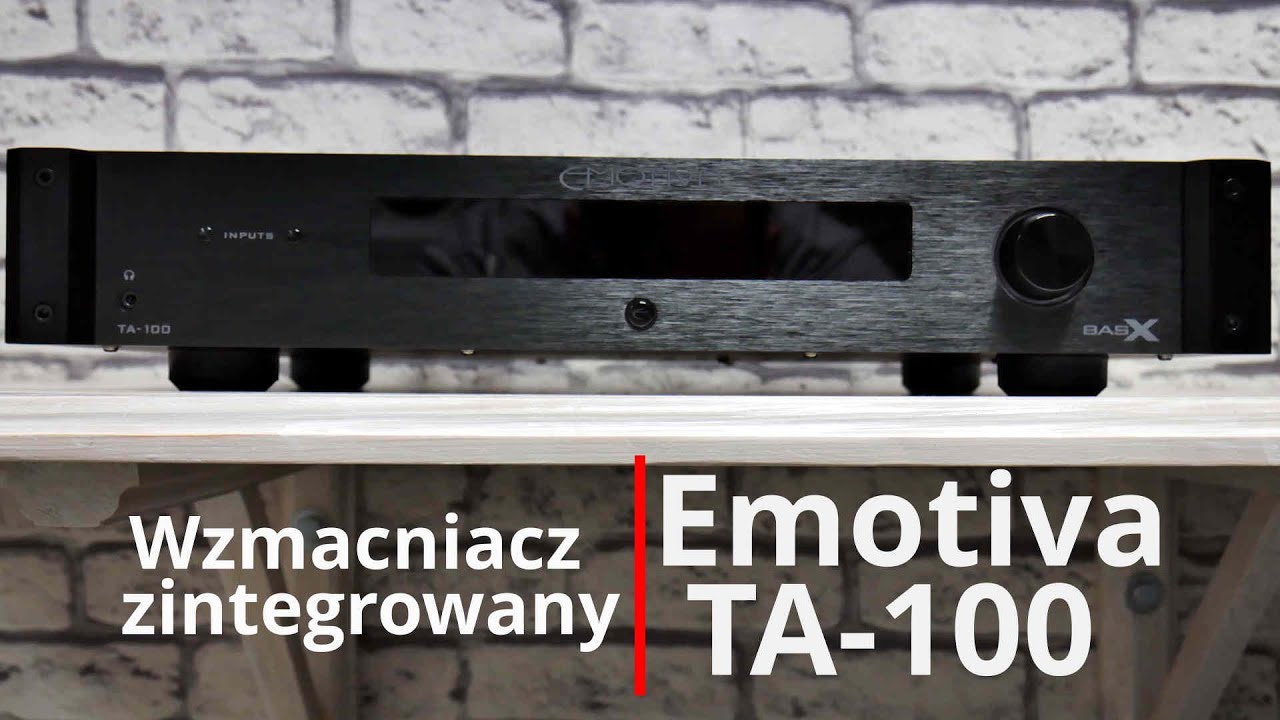 Emotiva TA-100 prawie wszystko mający wzmacniacz STEREO