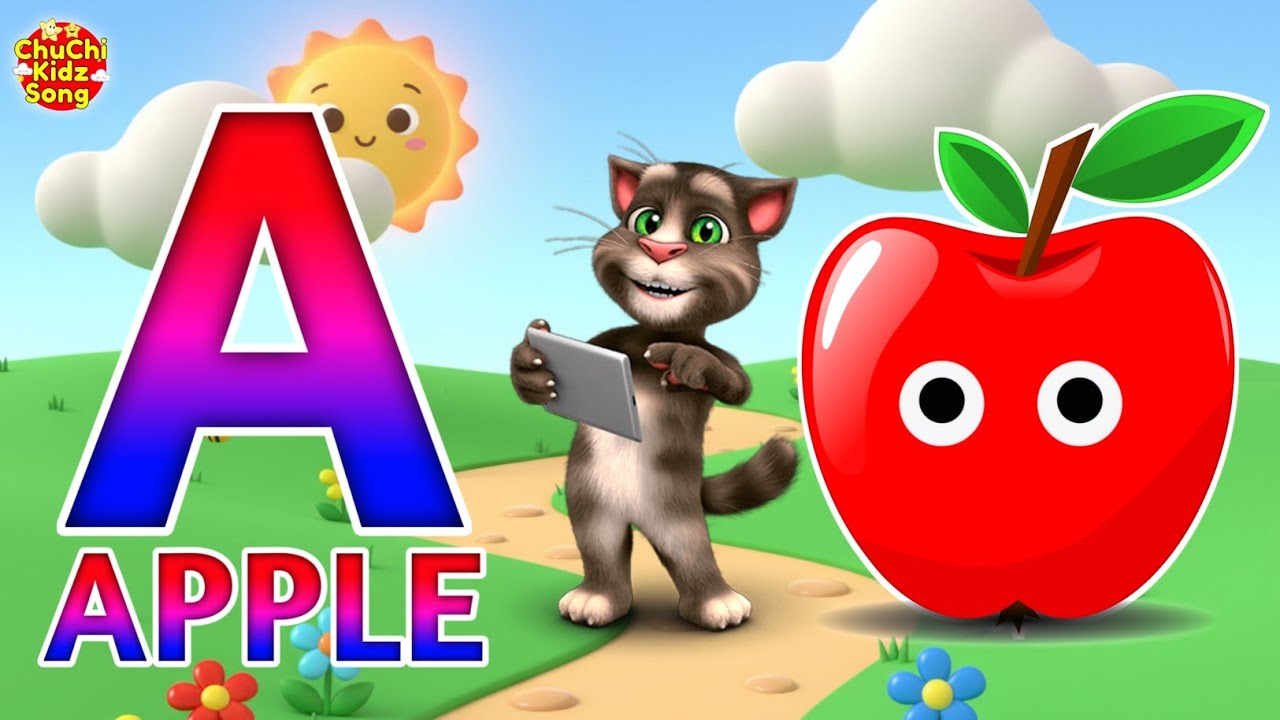 ABC Song Phonics - Toddler Learning Video, A for Apple🍎 Baby Nursery Rhyme, Alphabet Song, ABCD Song