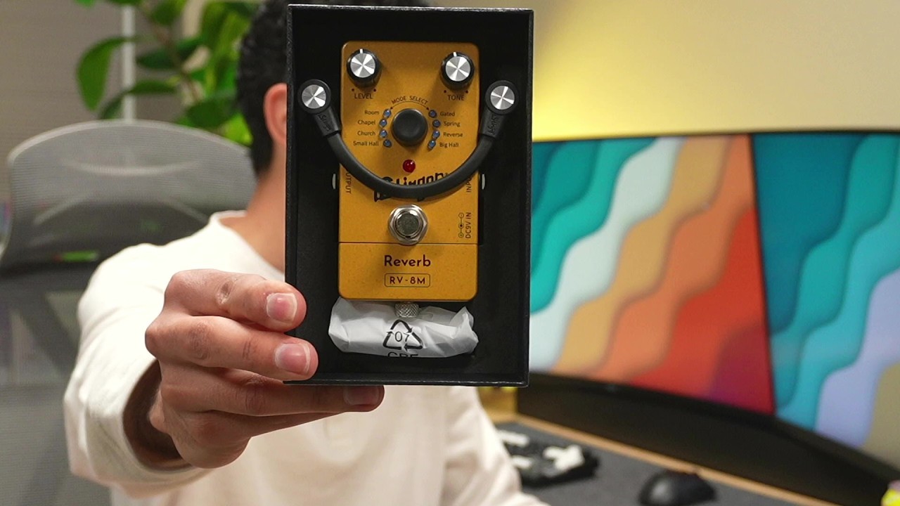 Close Up Look of This Reverb Guitar Pedal