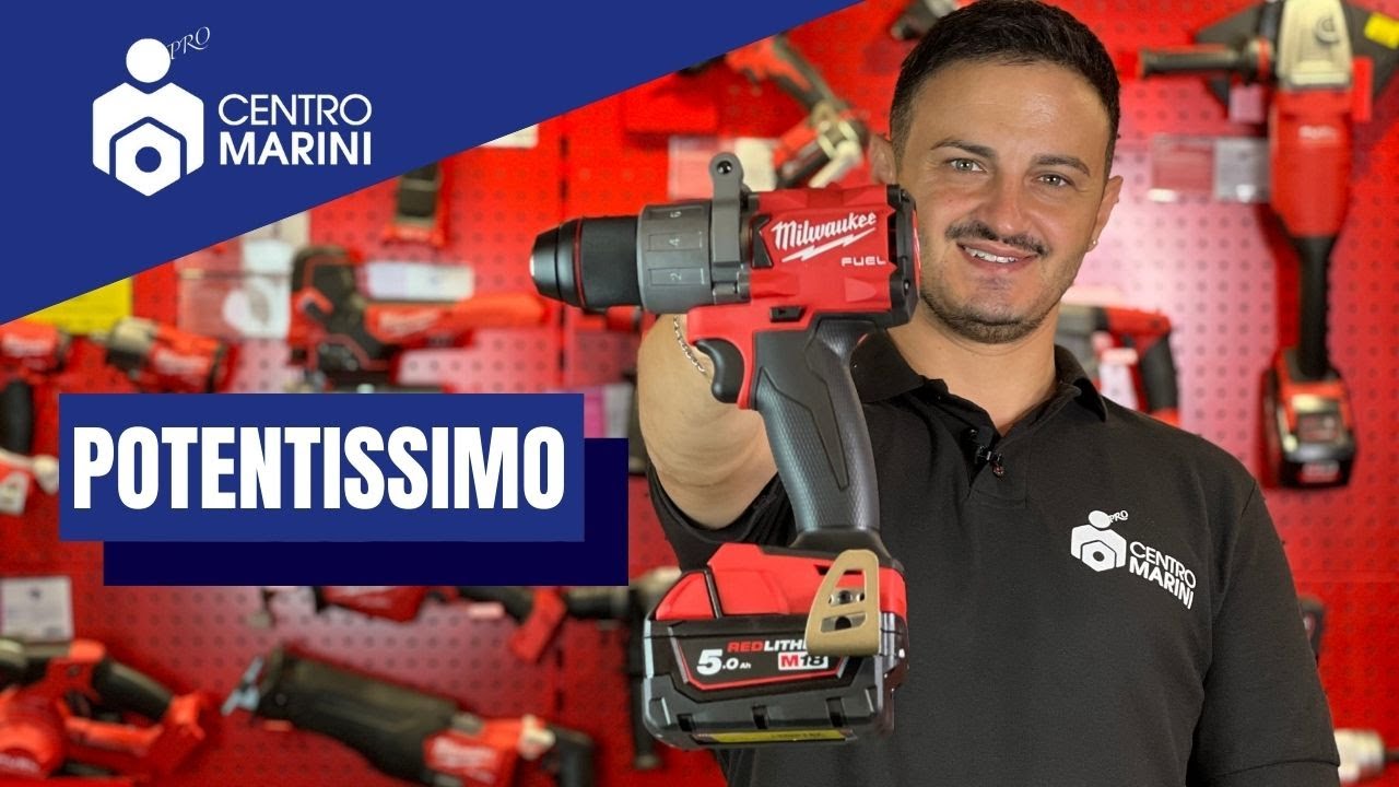 Trapano avvitatore professionale a percussione M18 Milwaukee