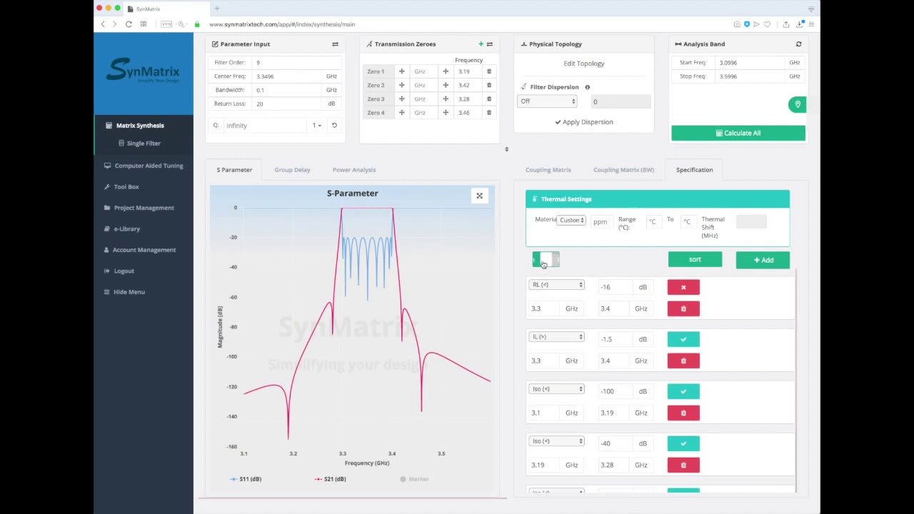 Filter Specification Analysis Part 2 of 3 (5G and mmWave component design)