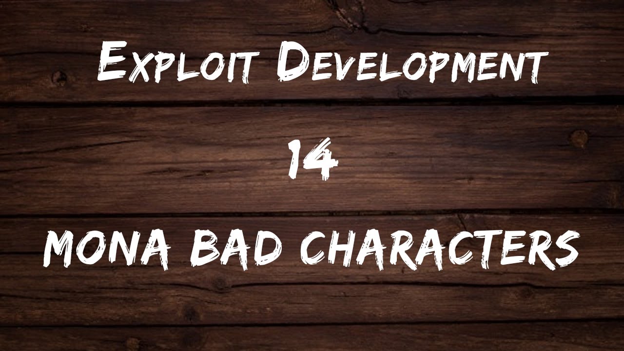 Exploit Development - 14 Finding Bad chars with Mona