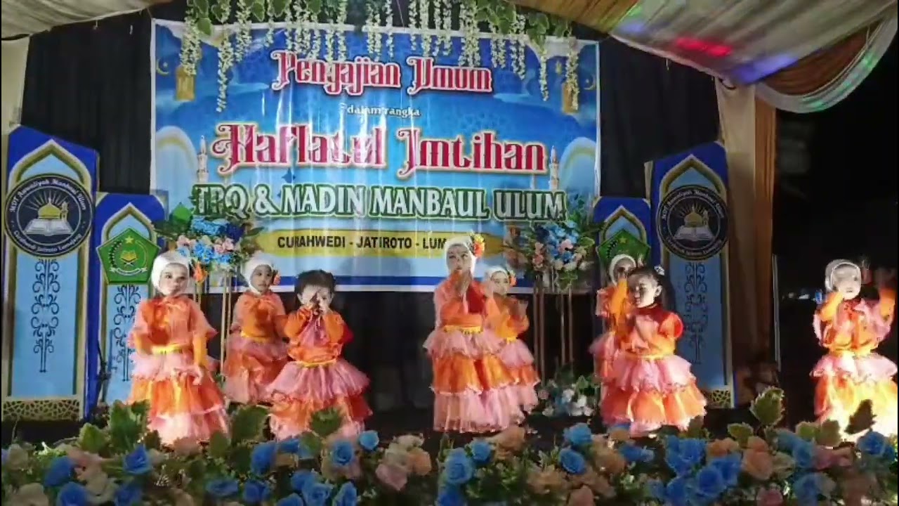Tari Ya Rabbi Sholli 'Ala Muhammad - Haflatul Imtihan - Tari Anak #madrasahdiniyah #tpq #fyp #fypシ 