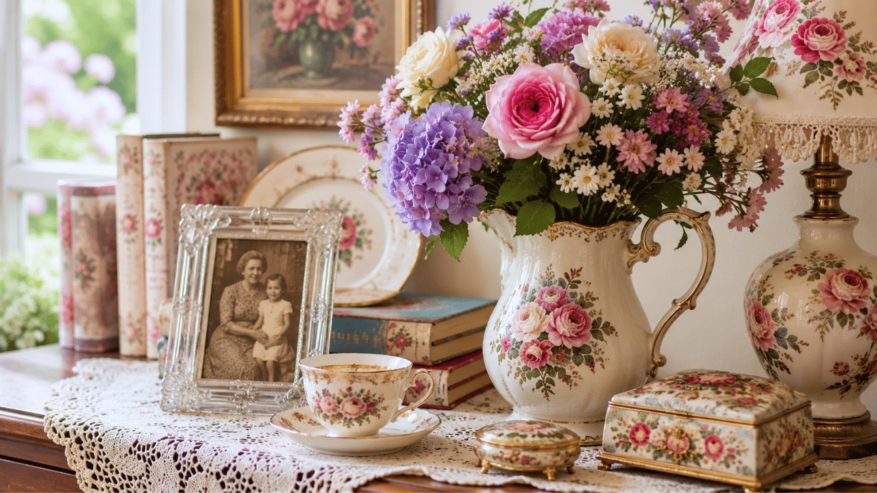 🌸 STYL DOMU BABCI: KLASYCZNY DEKOR DOMU Z KWIATAMI I UROKLIWYM DZIEDZICTWEM 🏡