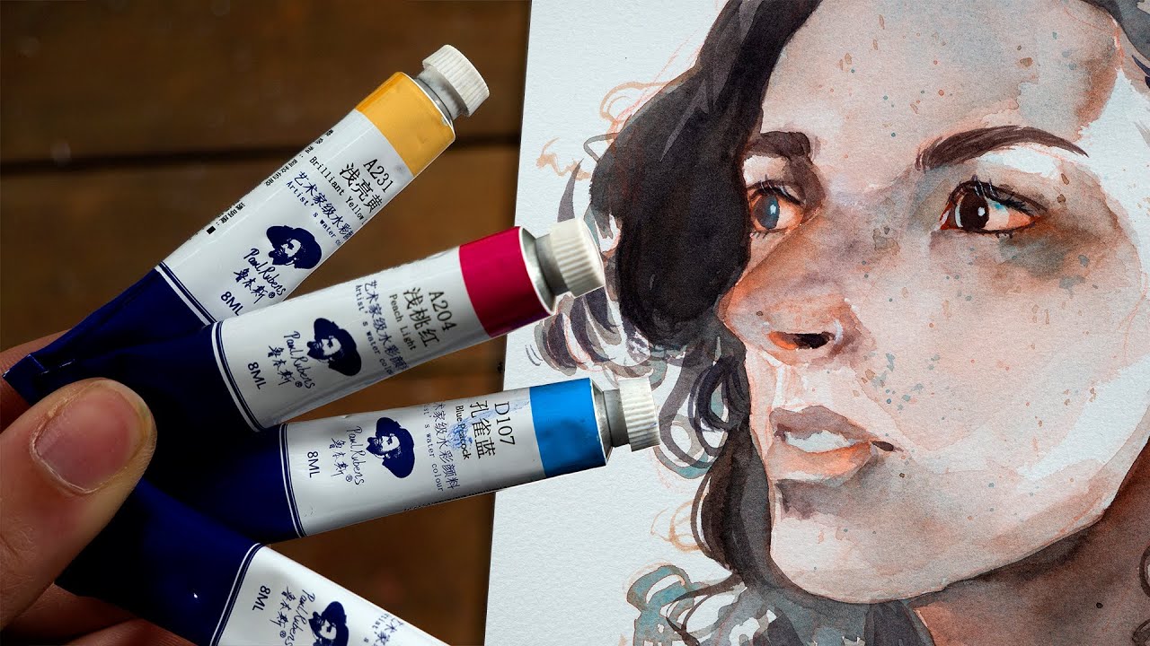 Something is MISSING here!! Paul Rubens Tube Watercolors