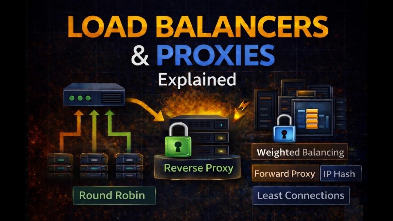 Load Balancers & Proxies Explained for System Design