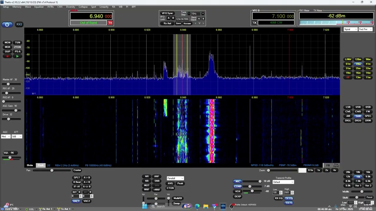 B Side Radio 6940 AM 0033 UTC 1 NOV 2025