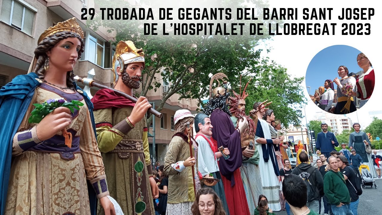 29a Trobada de gegants del barri Sant Josep de l'Hospitalet de Llobregat (1/5/2023)