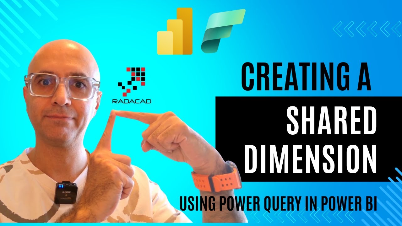 Создание общего измерения в Power BI с использованием основ Power Query и основ моделирования