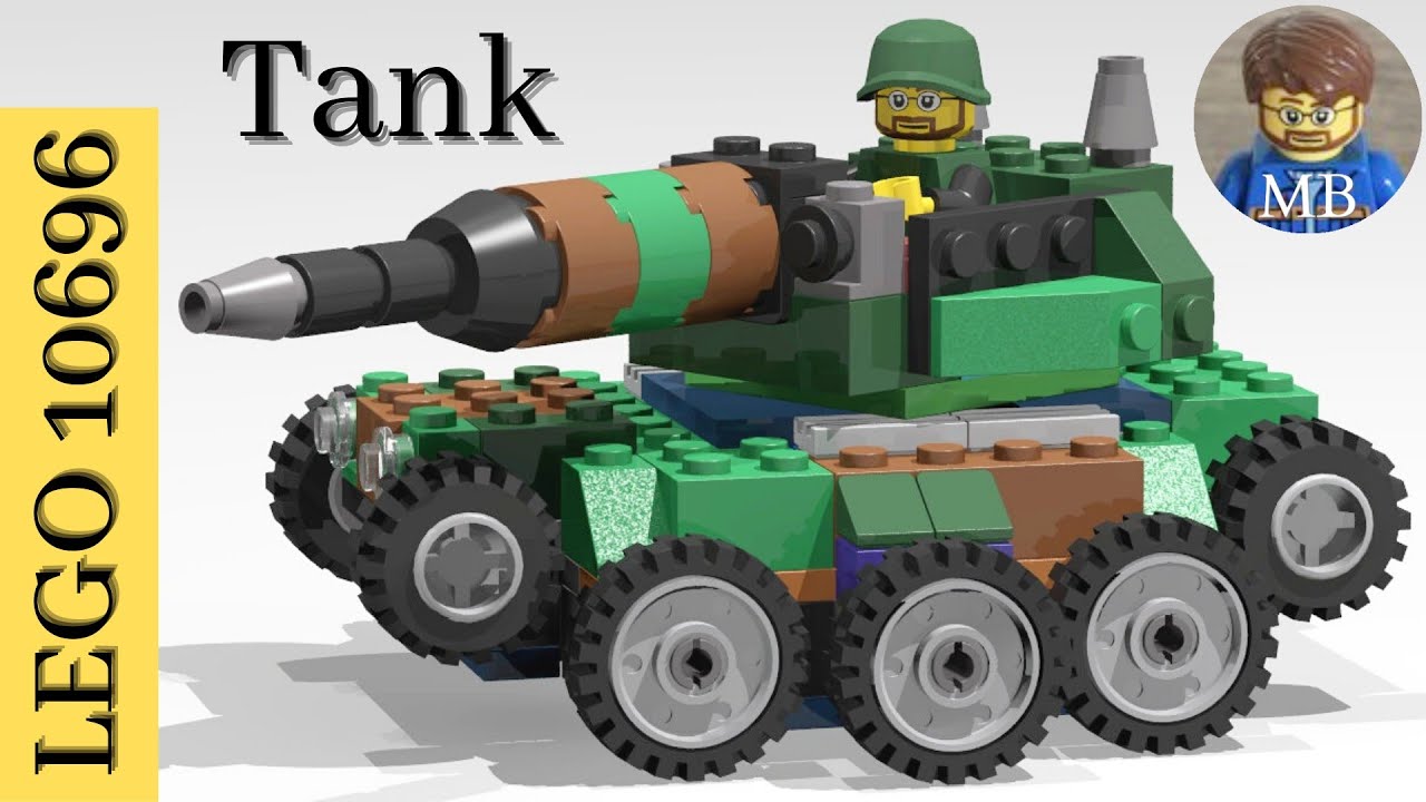 Lego classic 10696 - Tank - DIY instruction - building ideas