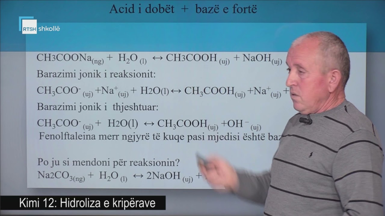 Kimi 12 - Hidroliza e kripërave