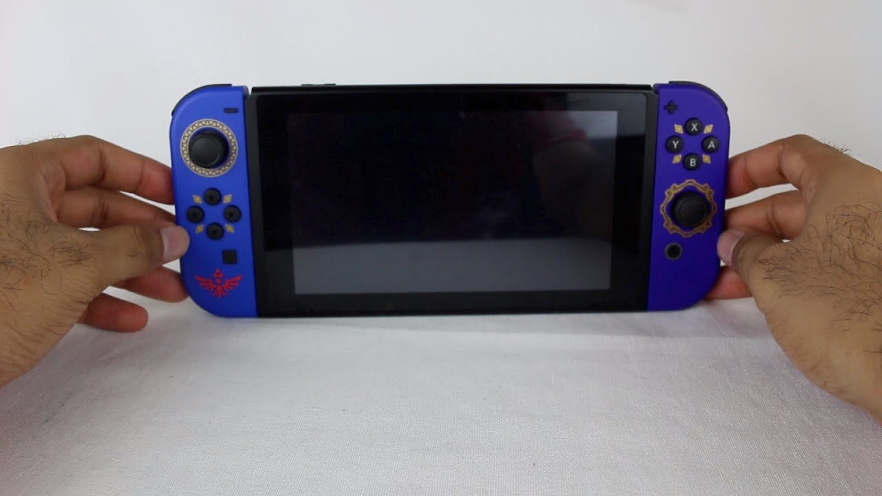 Распаковка джой-конов Nintendo Switch The Legend of Zelda: Skyward Sword HD Edition