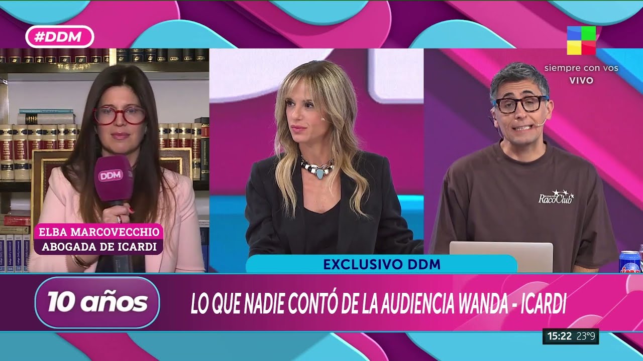 📢 ELBA MARCOVECCHIO Y LOS DETALLES DE LA AUDIENCIA ENTRE WANDA NARA Y MAURO ICARDI
