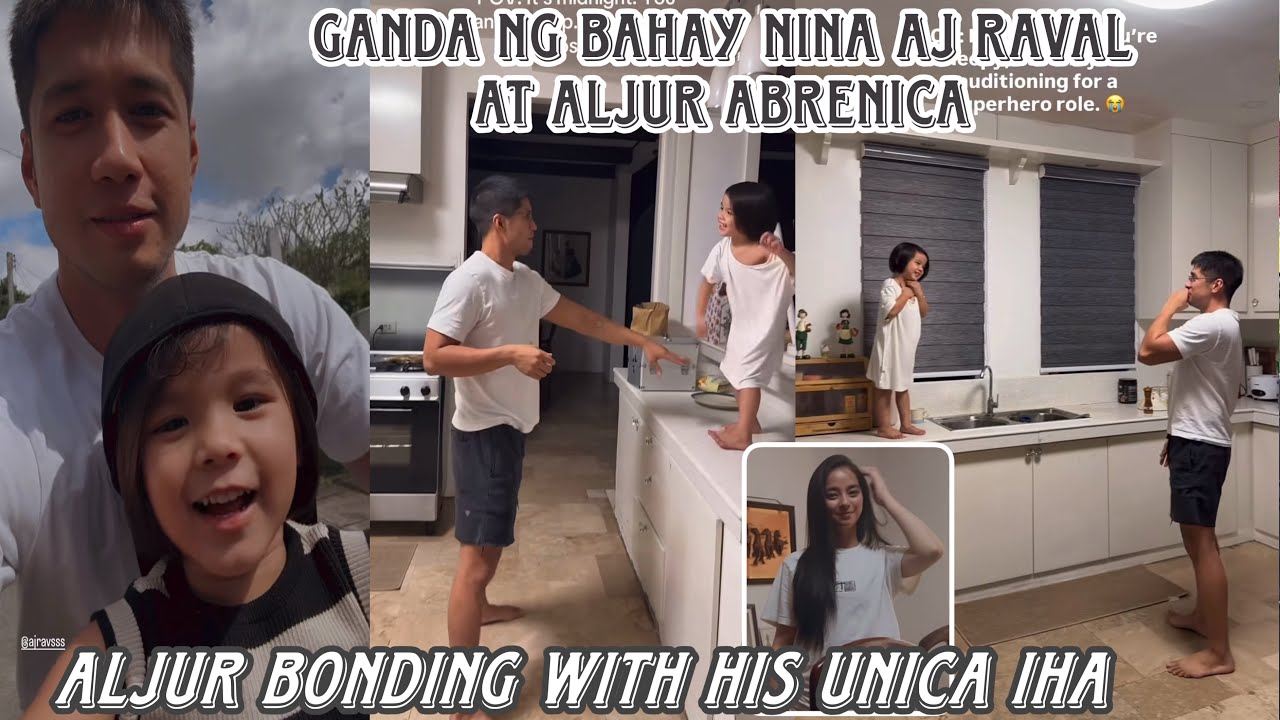 Aljur Abrenica bonding with daughter 💫 laki ng bahay nina Aj Raval at Aljur ang linis ng kusina