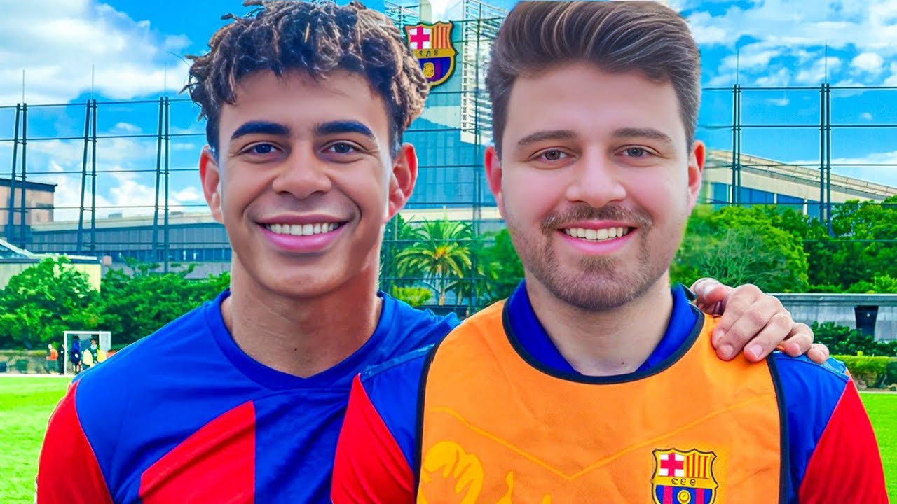 صرت لاعب أكاديمية لاماسيا في برشلونة 🔥
