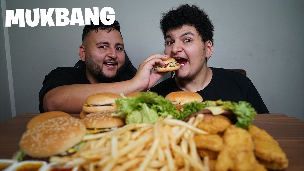 😍UNSER ERSTES MUKBANG VIDEO! | Mc Donalds + FAQ | Can Wick