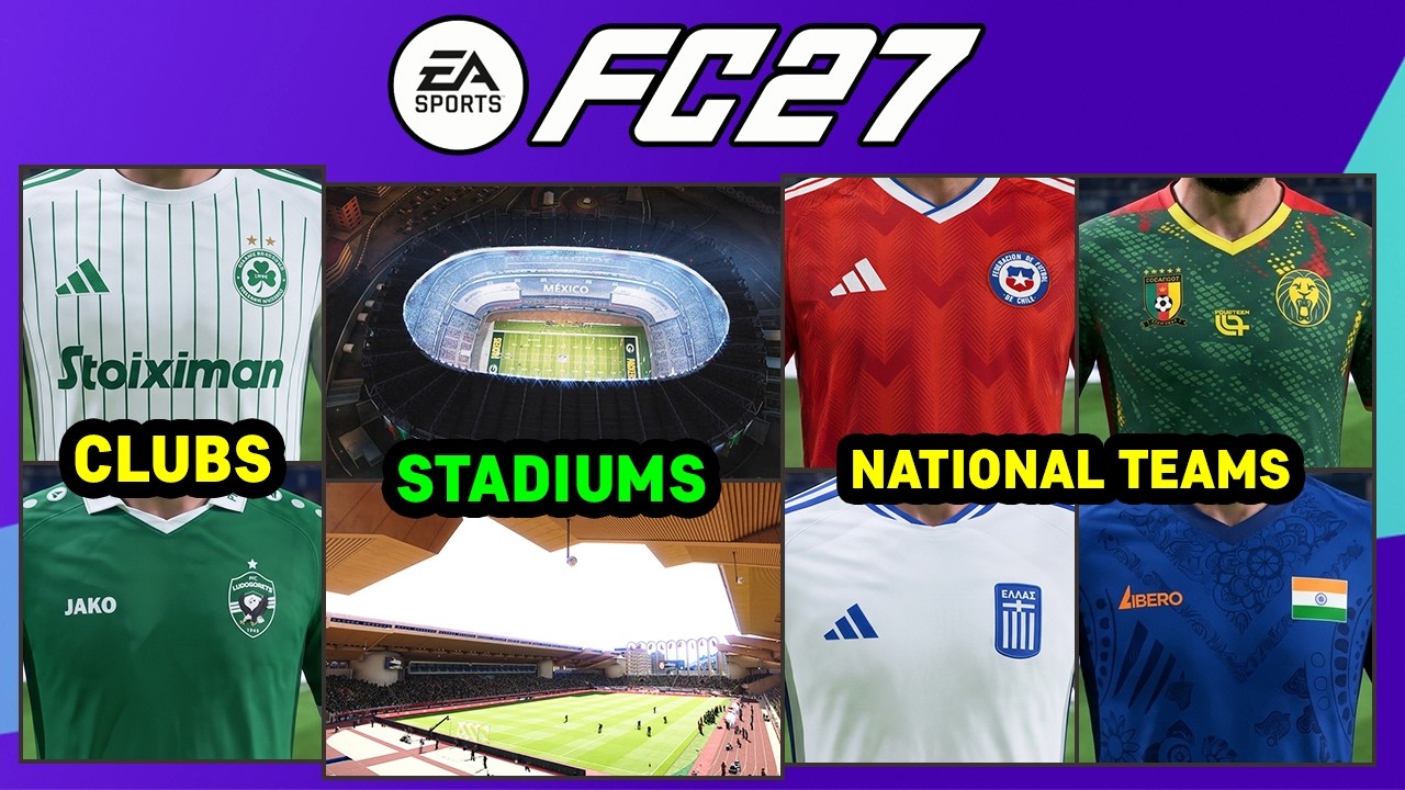 EA FC 27 NEWS | NEW CONFIRMED Leagues, Teams, Stadiums & Real Faces ✅