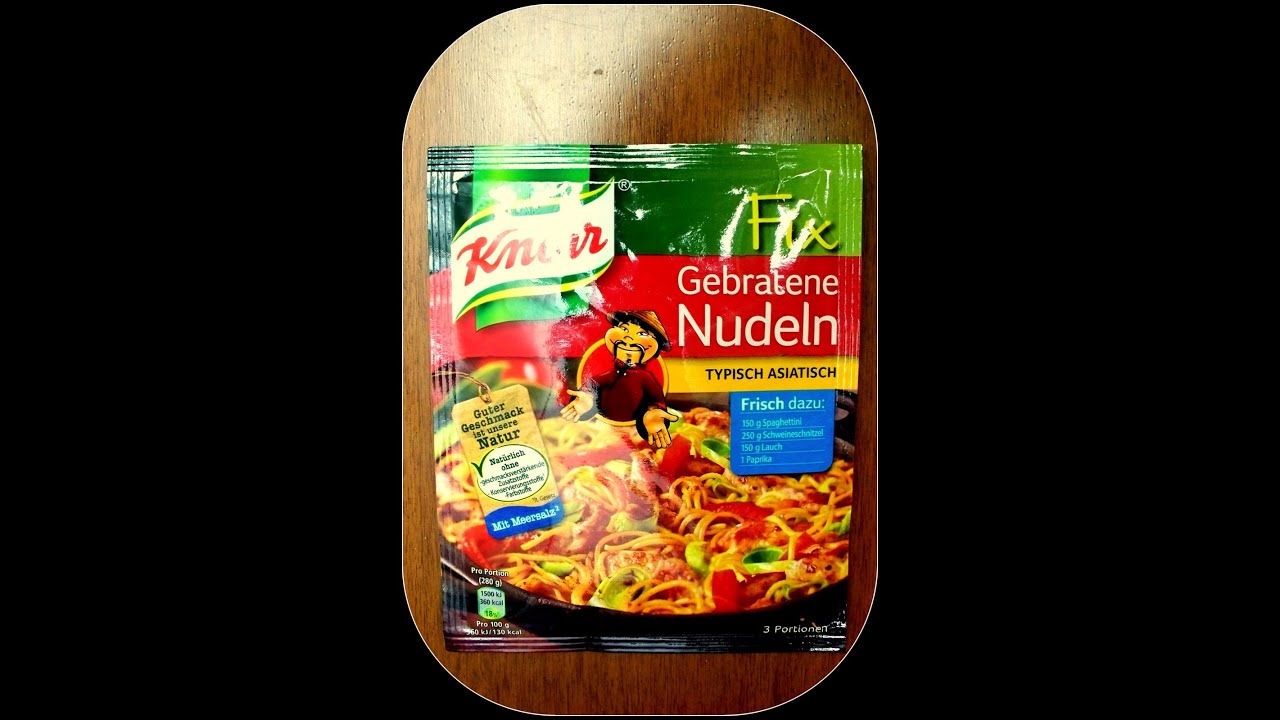 Knorr Gebratene Nudeln  getestet von  WieEsWohlSchmeckt Deutsch