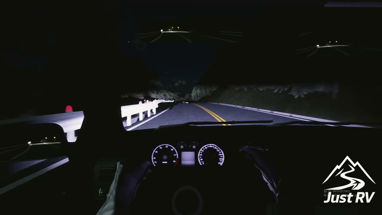 Assetto Corsa 台東 玉長公路 台30線 下坡  Volkswagen Golf R32 夜跑 Yuchang Highway