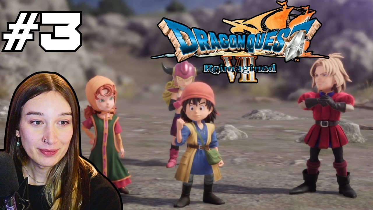 Direkt so eine krasse Herausforderung?? | Dragon Quest VII Reimagined #3 [Blind/Live-Stream]