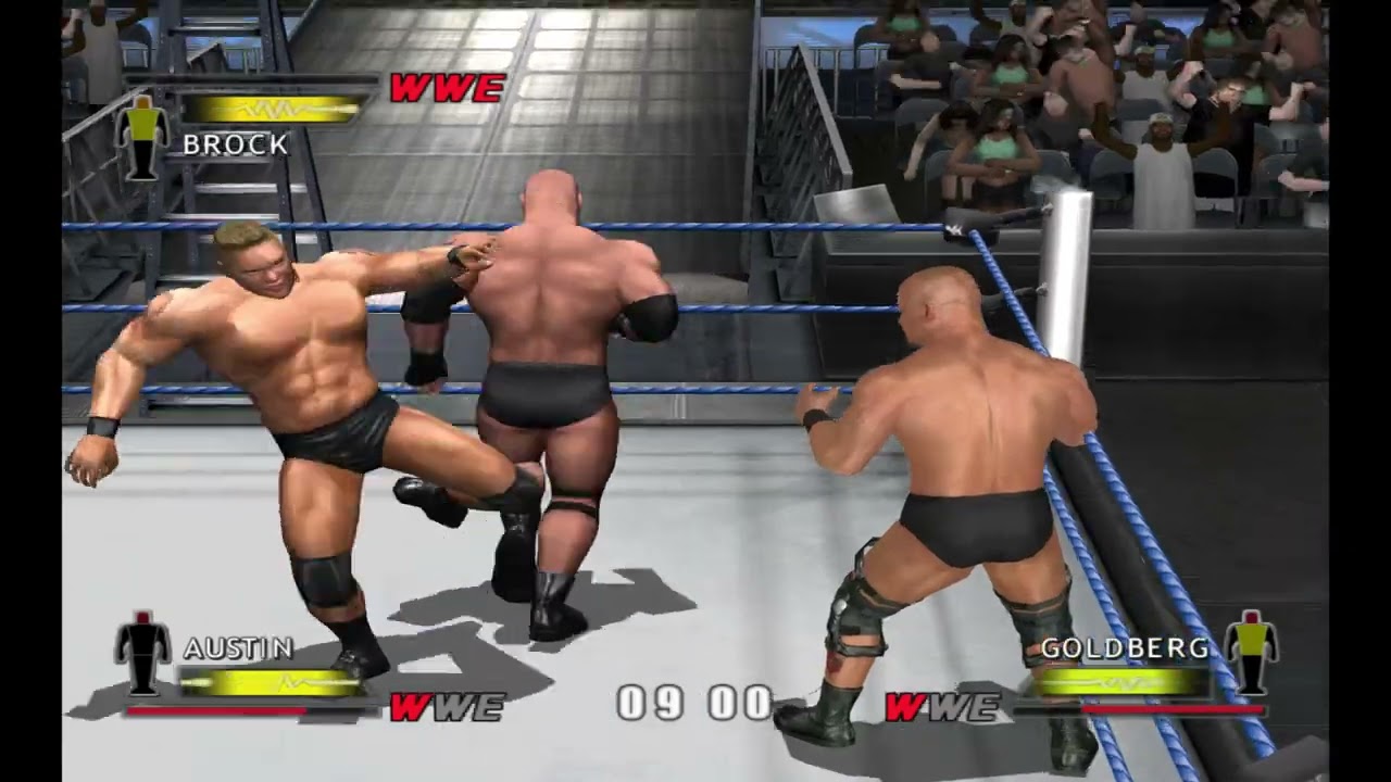 WWE Day of Reckoning - Stone Cold vs Brock Lesnar vs Goldberg