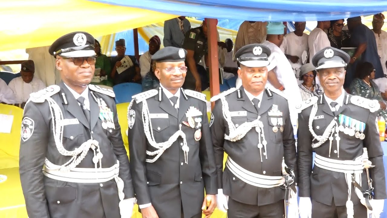 POLICE: Pull Out Parade of DIG ALABI {rtd} & Others at Training College Ikeja, Lagos