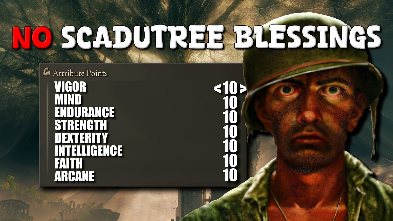 base game wasn't painful enough, so i beat elden ring's dlc at level 1 (and no blessings)