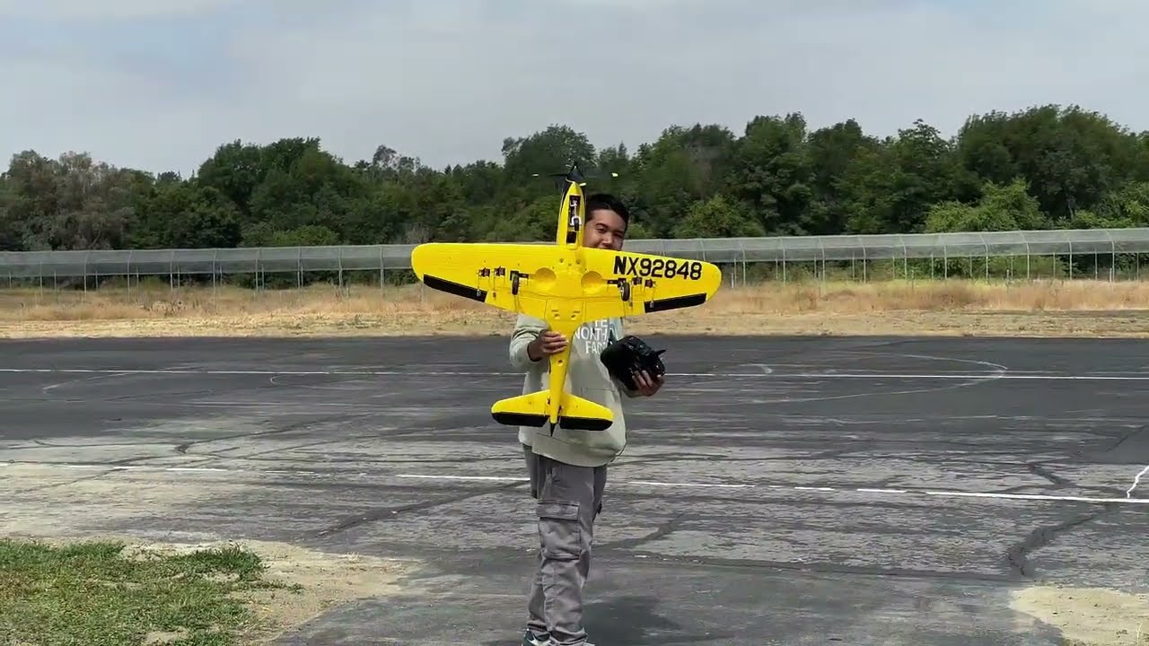 ROCHOBBY P-39 COBRA II RACER PNP 980MM - MAIDEN FLIGHT!