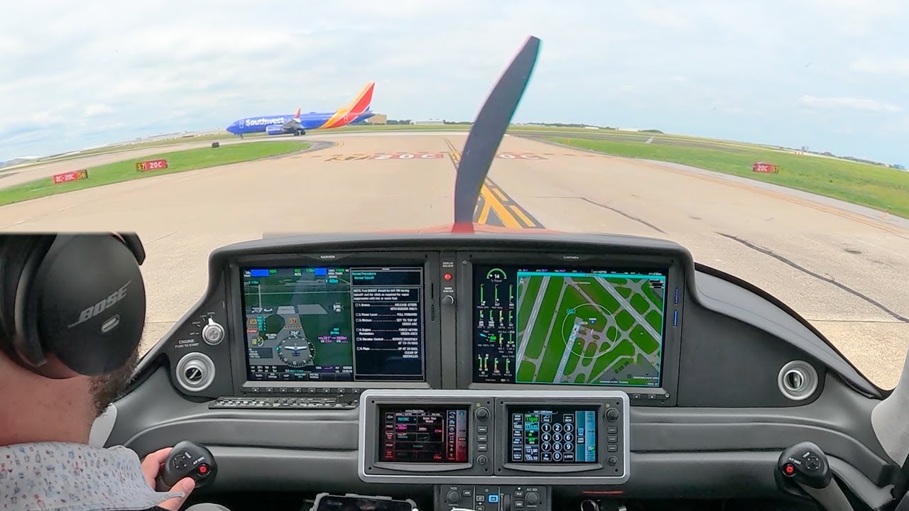 Departing Class Charlie in Cirrus SR22 G7 | Nashville BNA