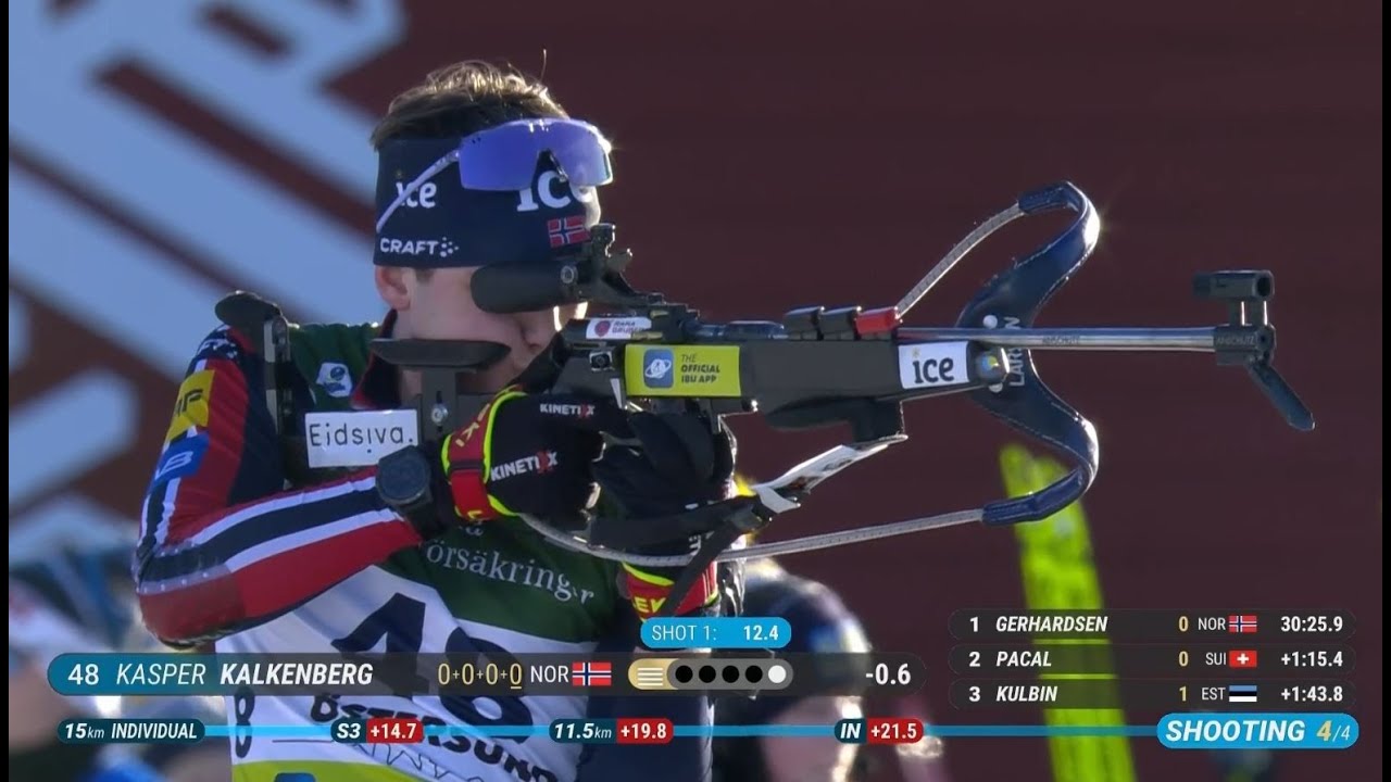 Biathlon Season 24/25 - Individual Junior Men - Östersund (SWE)