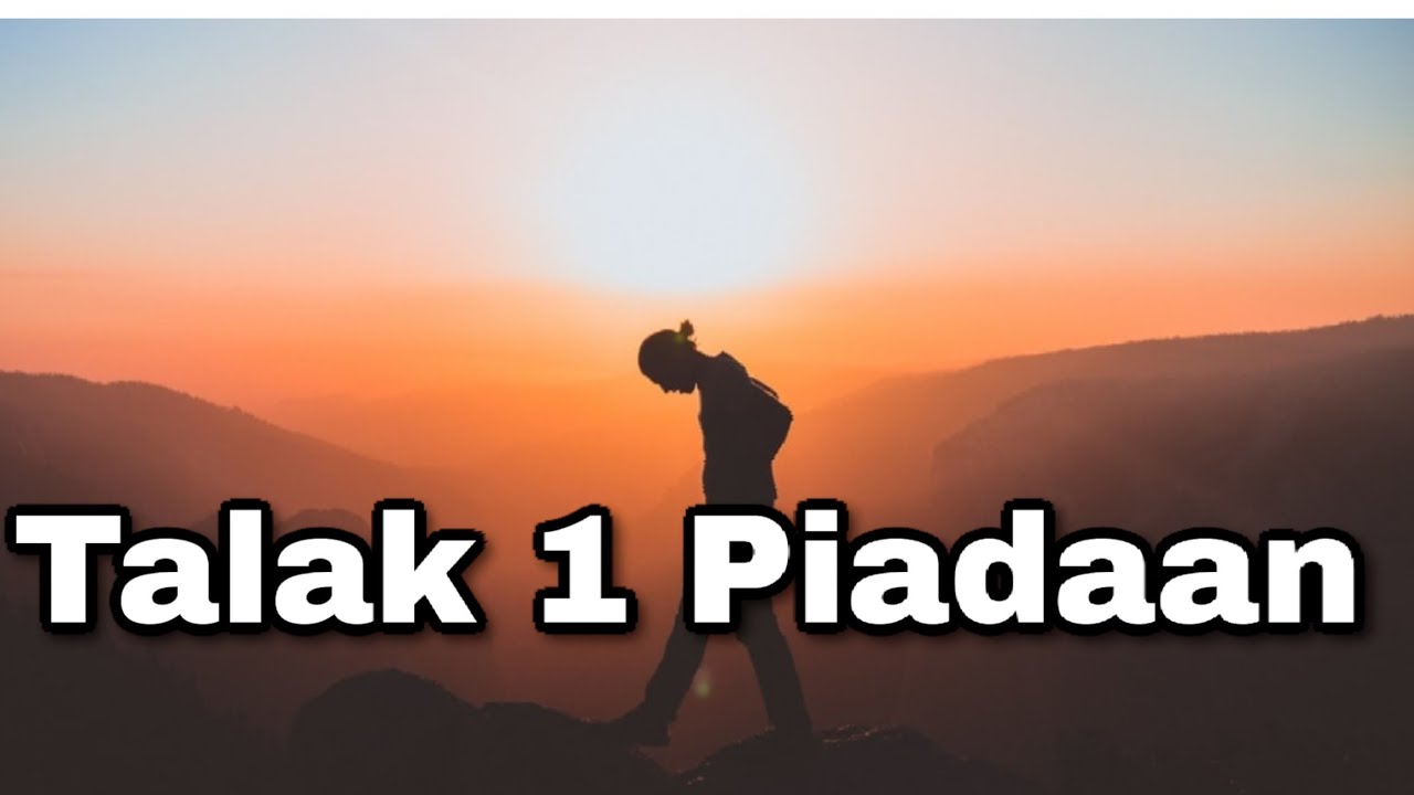TALAK 1 PIADAAN (LIRIK) #talak #piadaan