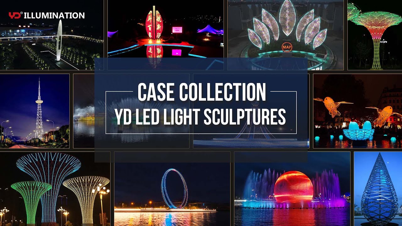 LED Light Sculpture- A New Highlight of the City