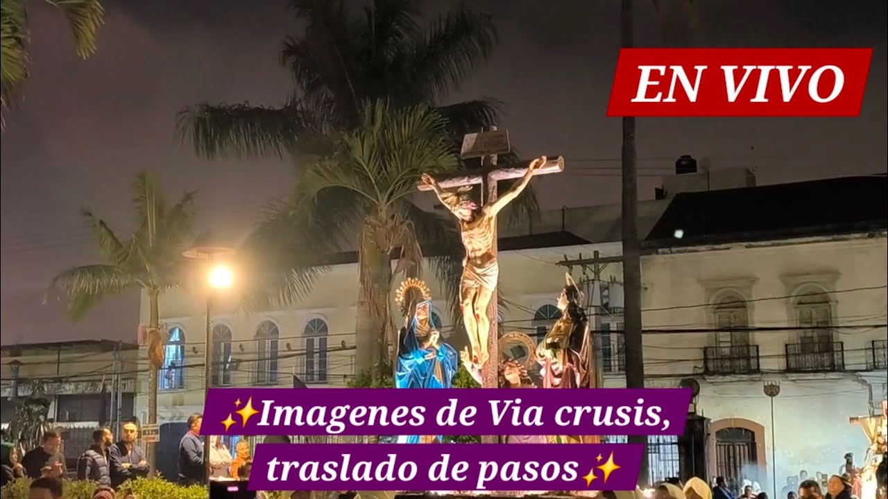 Procesion traslado de pasos,  imágenes vía crusis, Santo Domingo Guatemala #cuaresma 2026