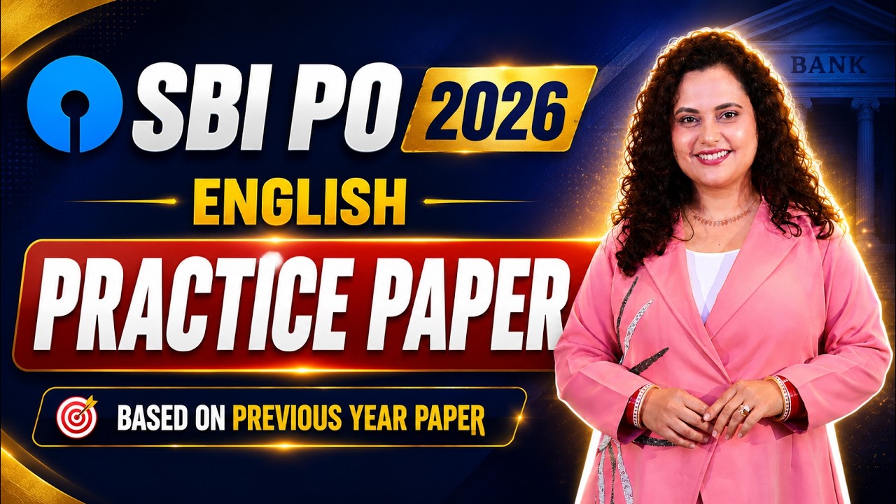 SBI PO 2026 English | SBI PO English Practice Set -1 | PYQ Based Questions | by Rupam Chikara Ma'am
