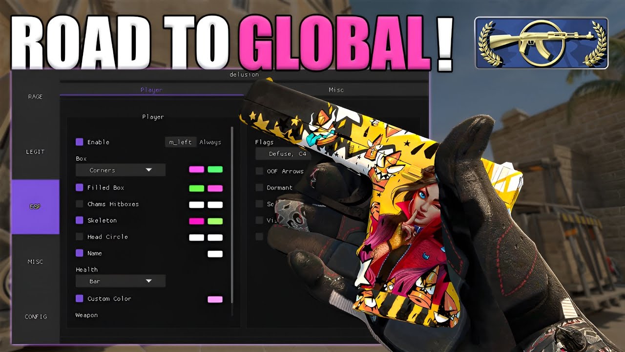 I Relooked At Delusion CS2 CHEAT Was SUPRISED... (Road to Global EP 7)