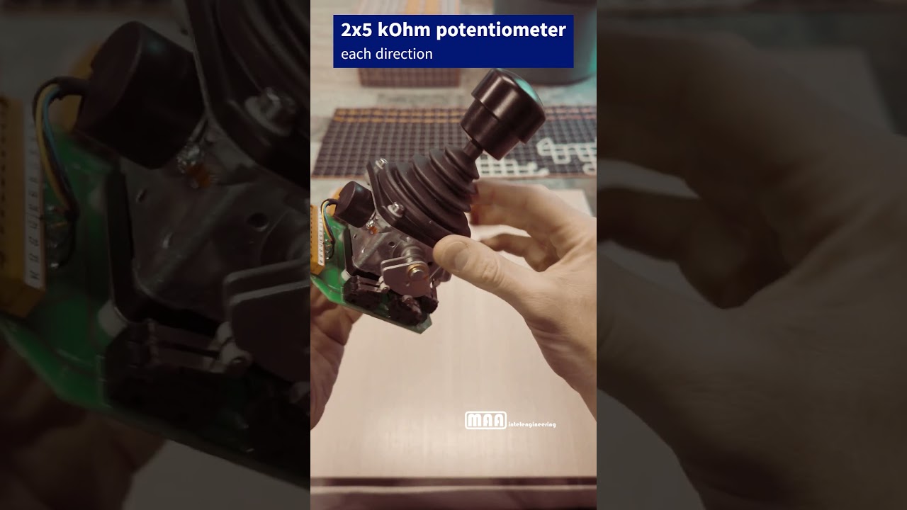 Multi-axis joystick V10, Contacts 1,5A 24VDC13, potentiometer 2x5 kOhm