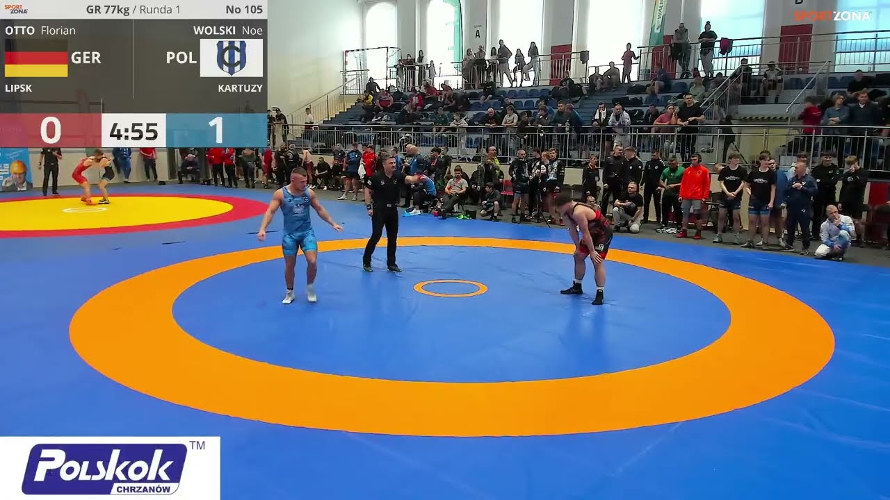ZAPASY - (M2) Międzynarodowy Puchar Polski Junior&oacute;w 16-19 lat - Wałbrzych 2025. Mata 2.