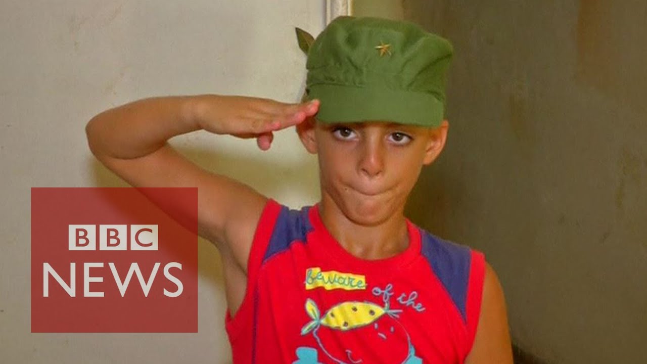 Fidel Castro's 'superfan': 8 year old Marlon Mendez - BBC News